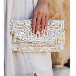 VICI - Gala Handmade Embroidered Crossbody Clutch